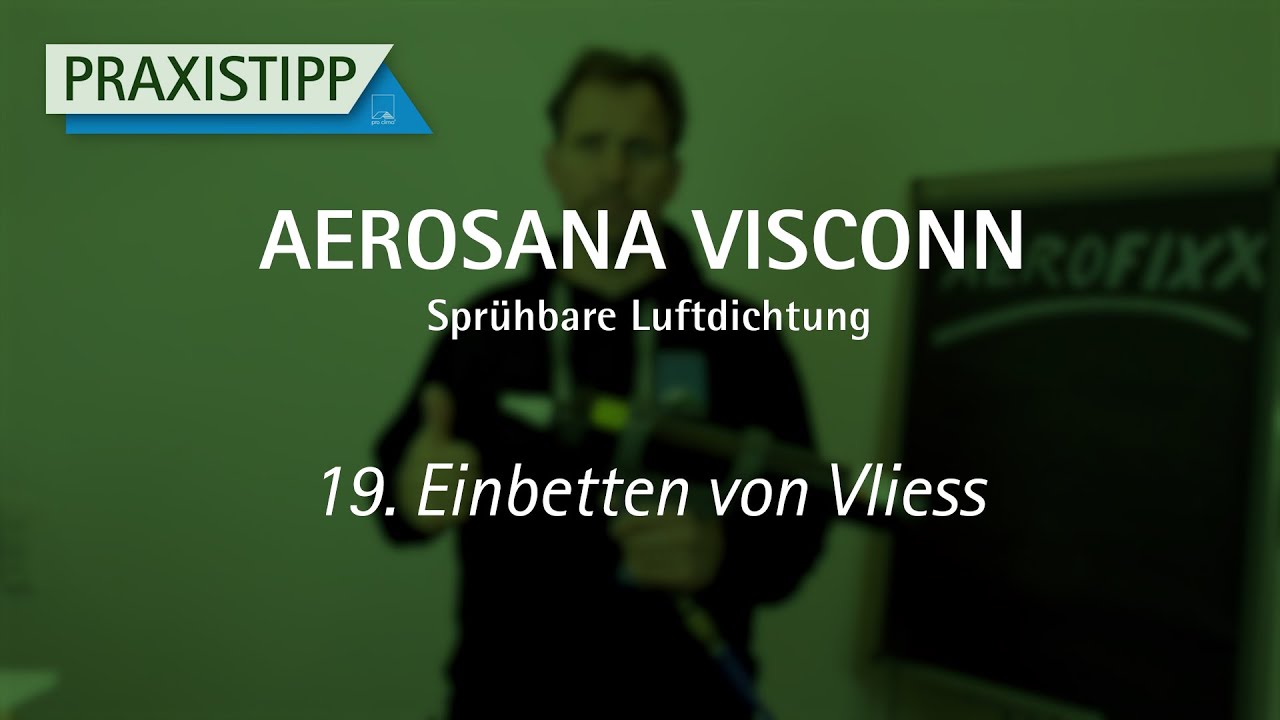 19.  Einbetten von Vliess