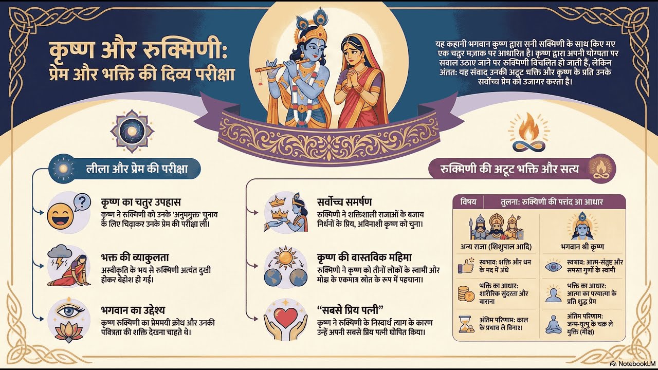 60/89 | भगवान_कृष्ण_रानी_रुक्मिणी_को_चिढ़ाते_हैं। Srimad Bhagavatam Canto 10 Chapter 60