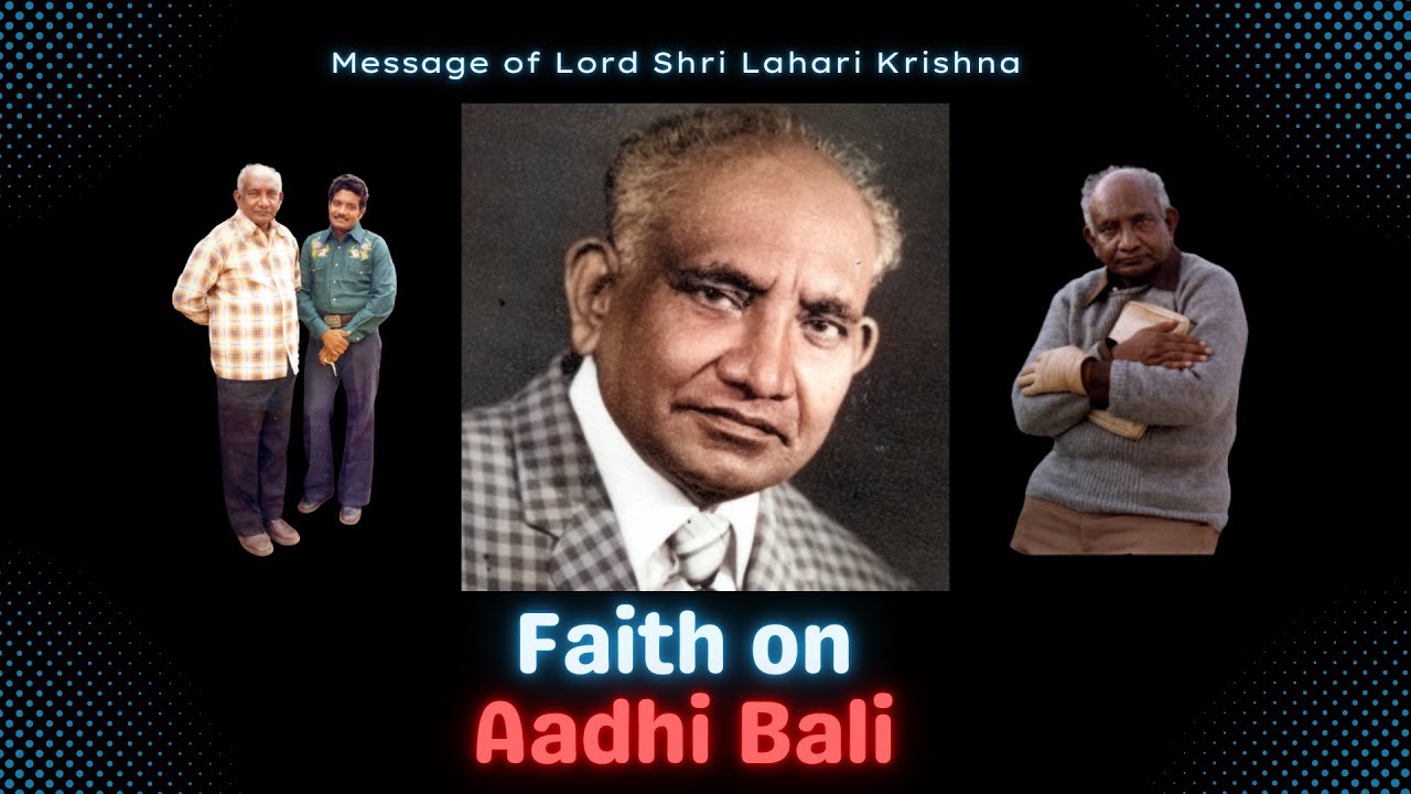 Faith on Aadhi Bali. ஆதிபலியின் மீது விசுவாசம். ఆదిబలి పై విశ్వాసం.