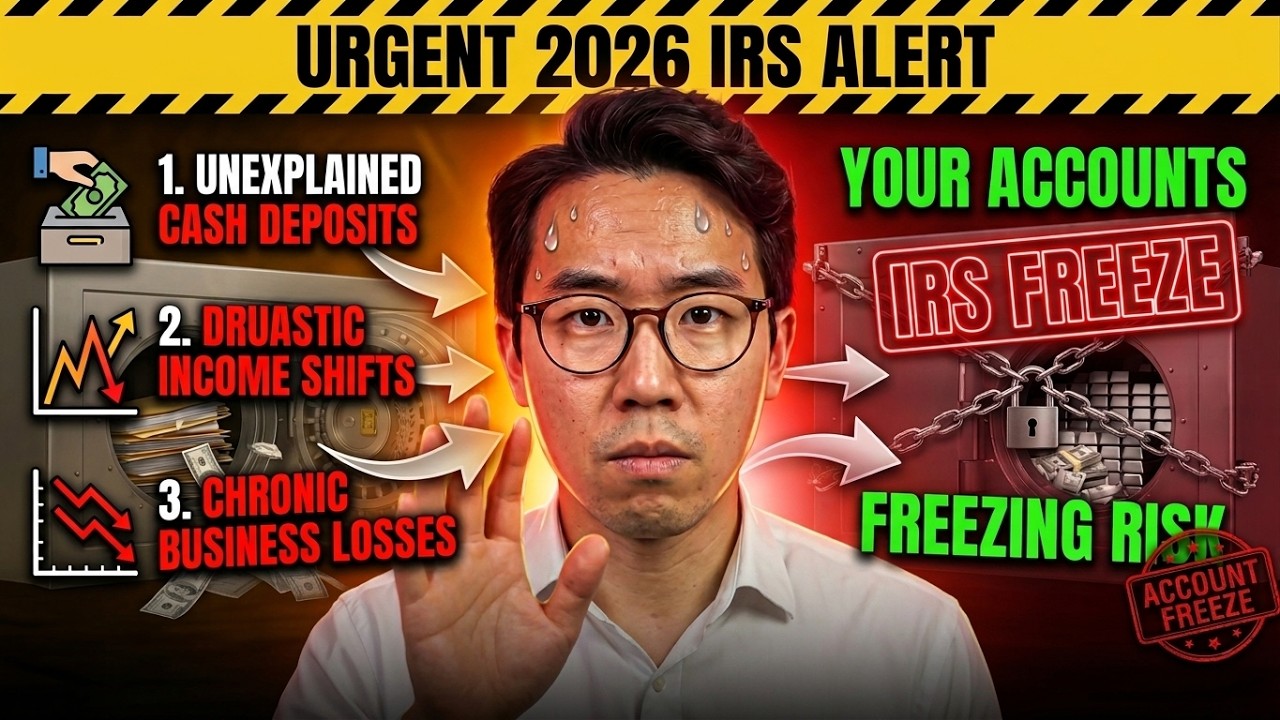3 новых тревожных сигнала от Налоговой службы США (IRS) на 2026 год, которые могут привести к зам...