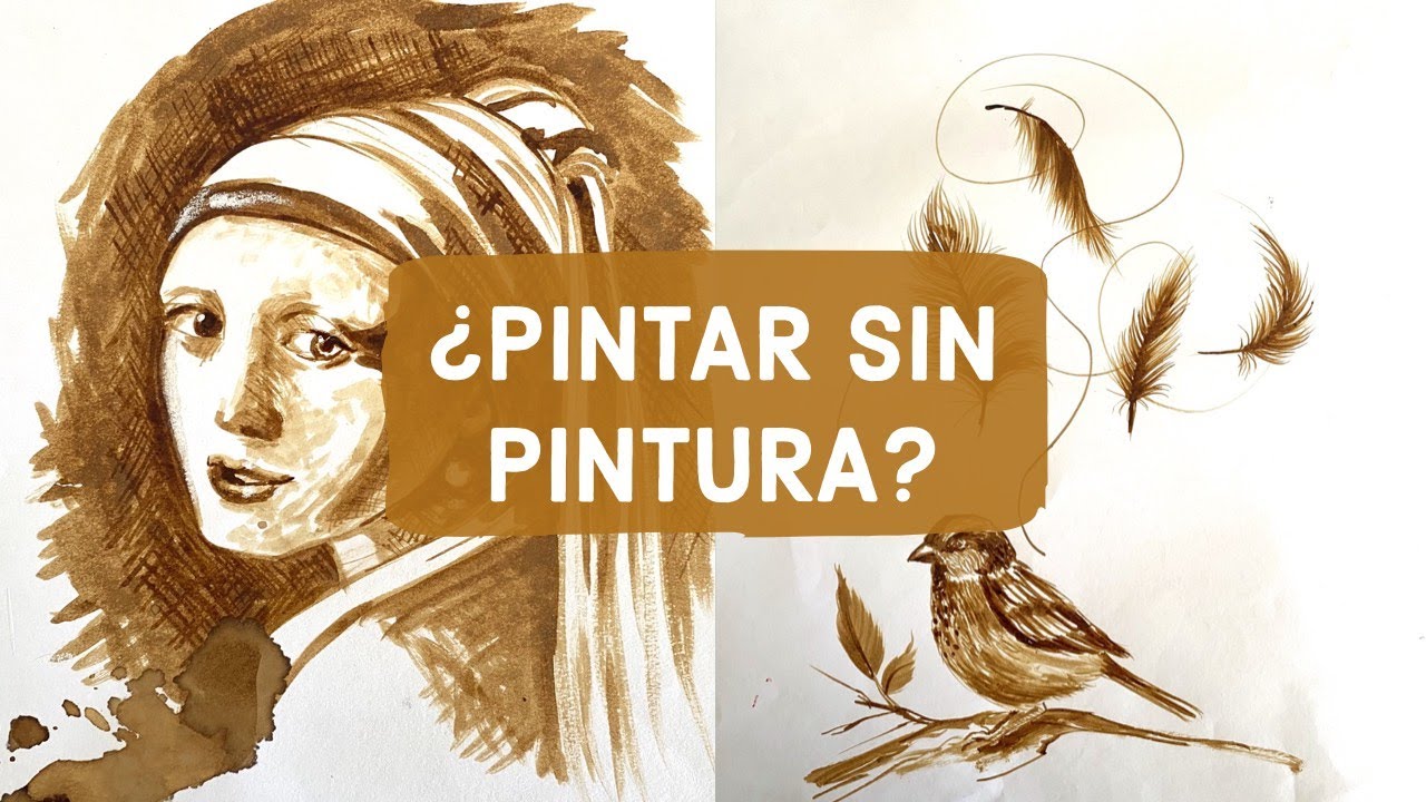 PINTANDO CON CAF&Eacute; / Tutorial