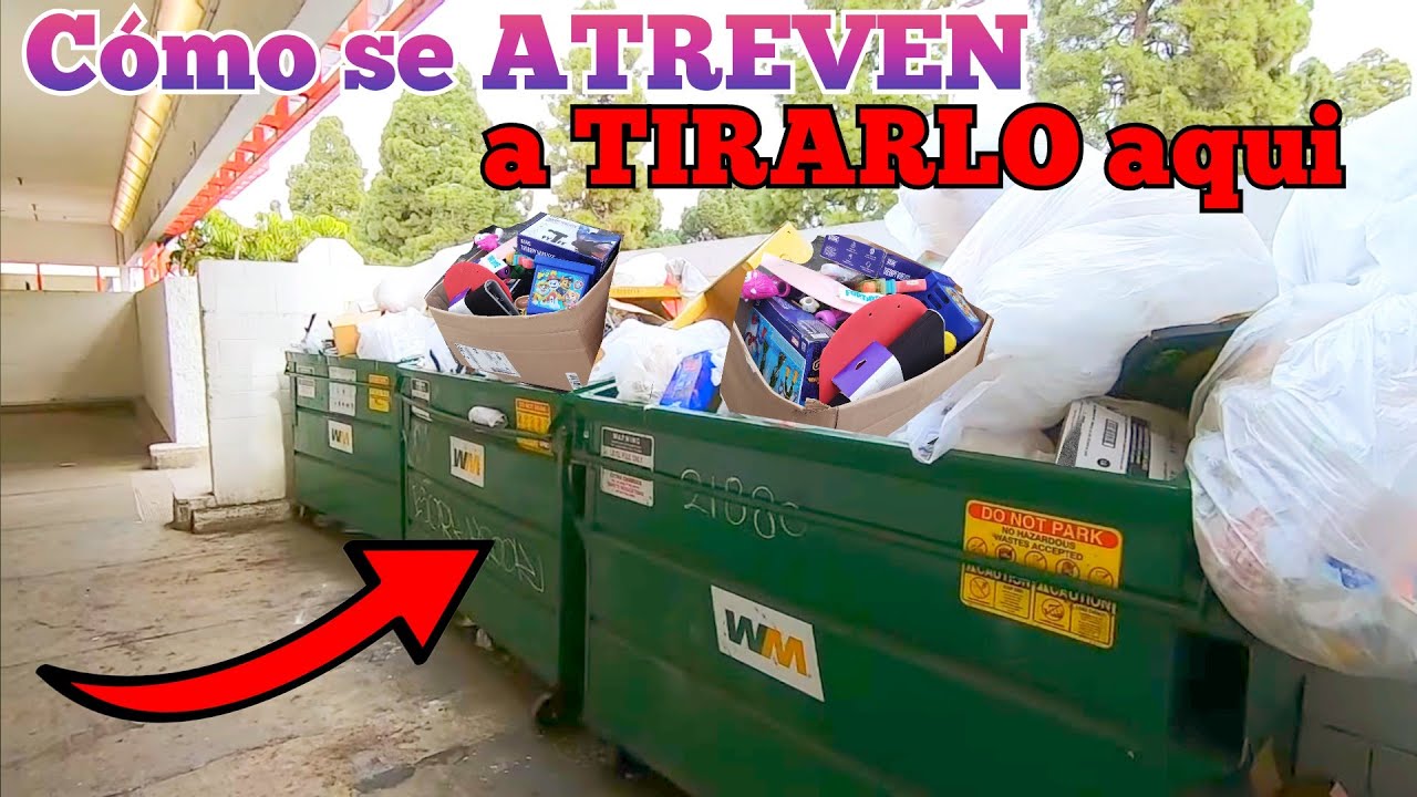 Siempre hay algo INTERESANTE cuando BUSCO entre la BASURA #dumpsterdiving #trending #funny 