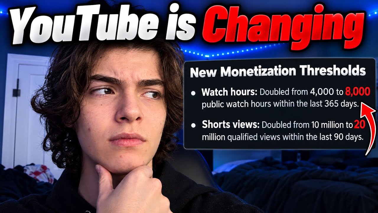 Youtube Is Making It HARDER To Get Monetized