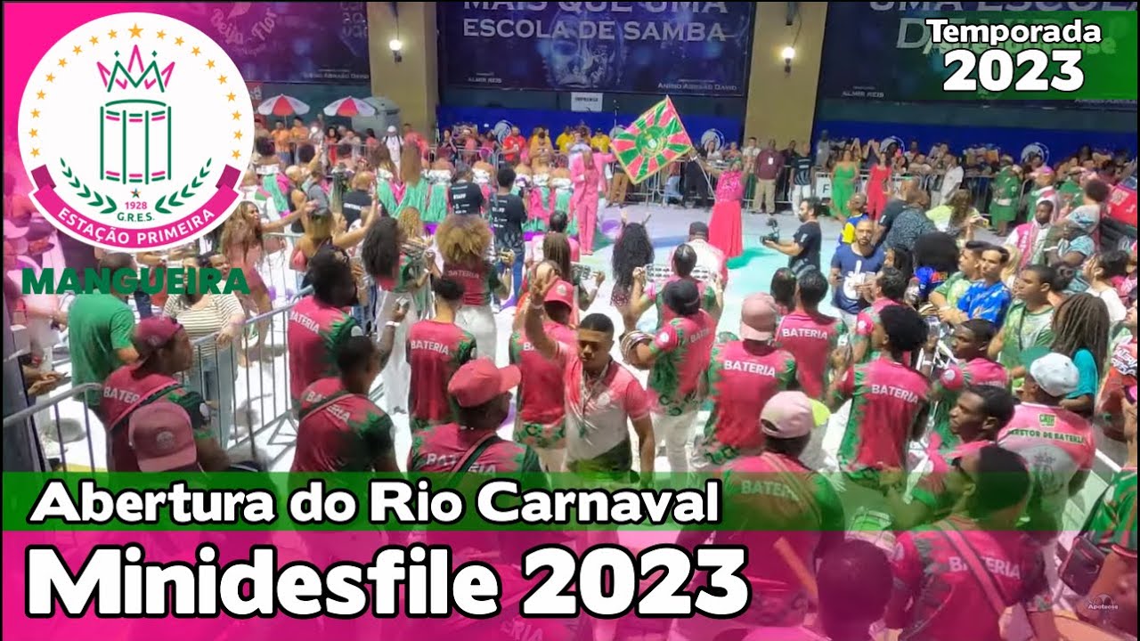 Mangueira 2023 ao vivo | Minidesfile na Cidade do Samba #MD23