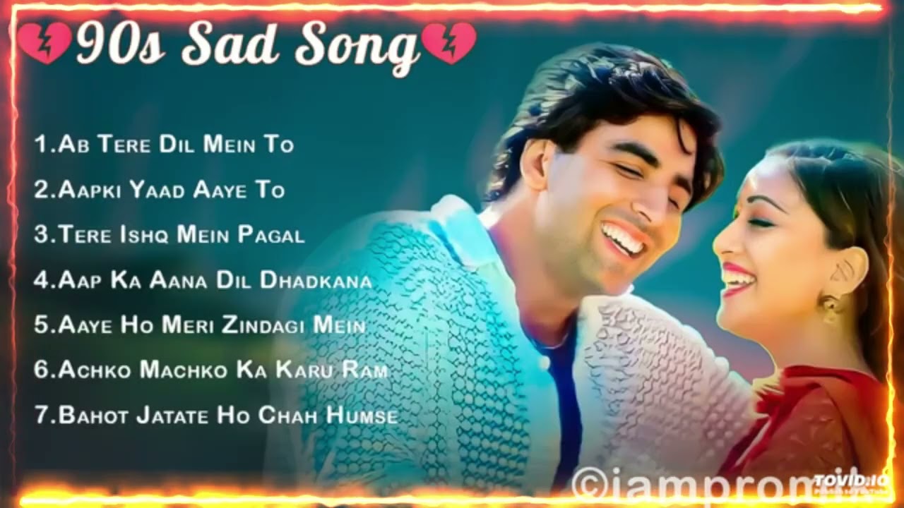 90’S Love Hindi Songs🌺🌺90’S Hit Songs 💘 Udit Narayan, Alka Yagnik, Kumar Sanu, Lata Mangeshkar