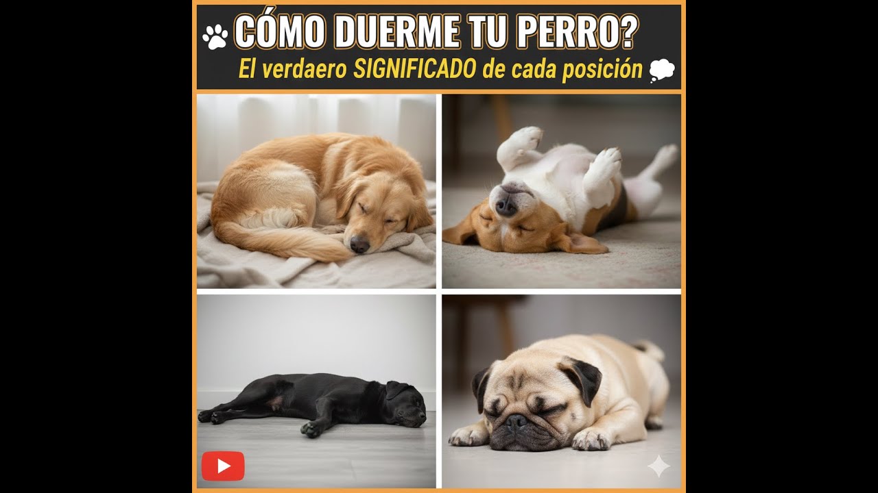 ¿Cómo duerme tu perro? El verdadero SIGNIFICADO de cada posición