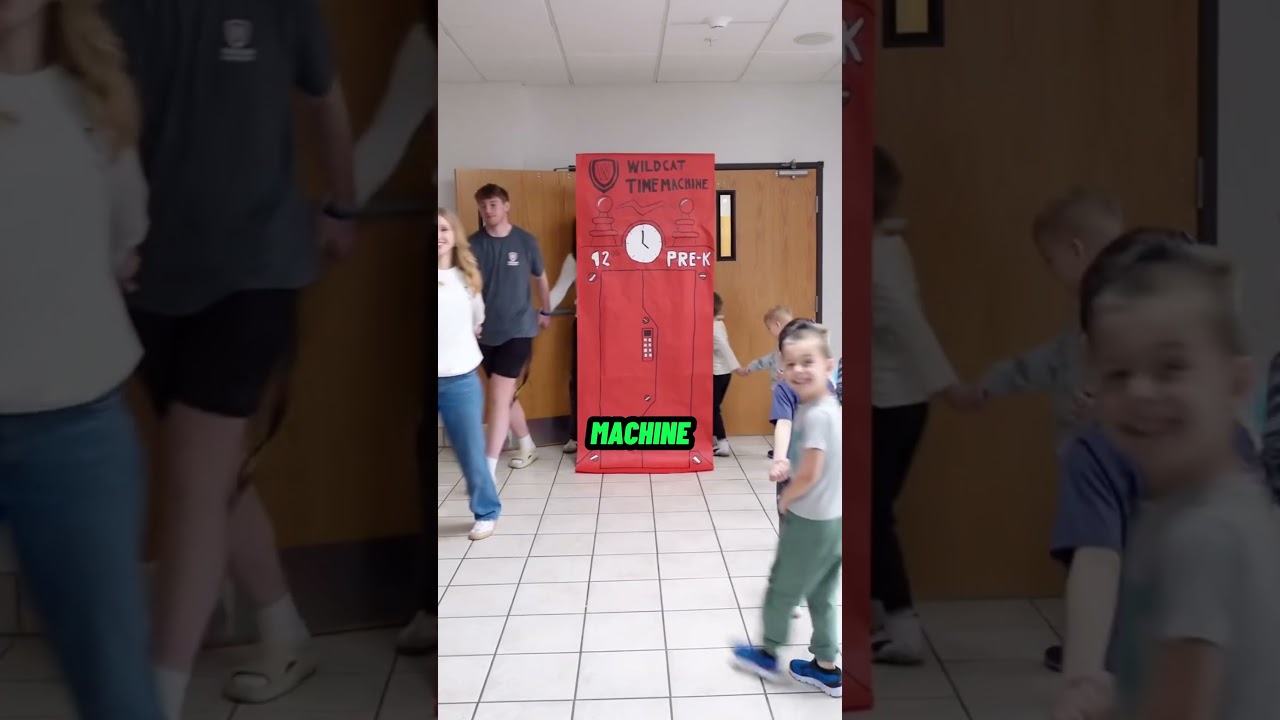 School shows how fast time flies for its kids 💘