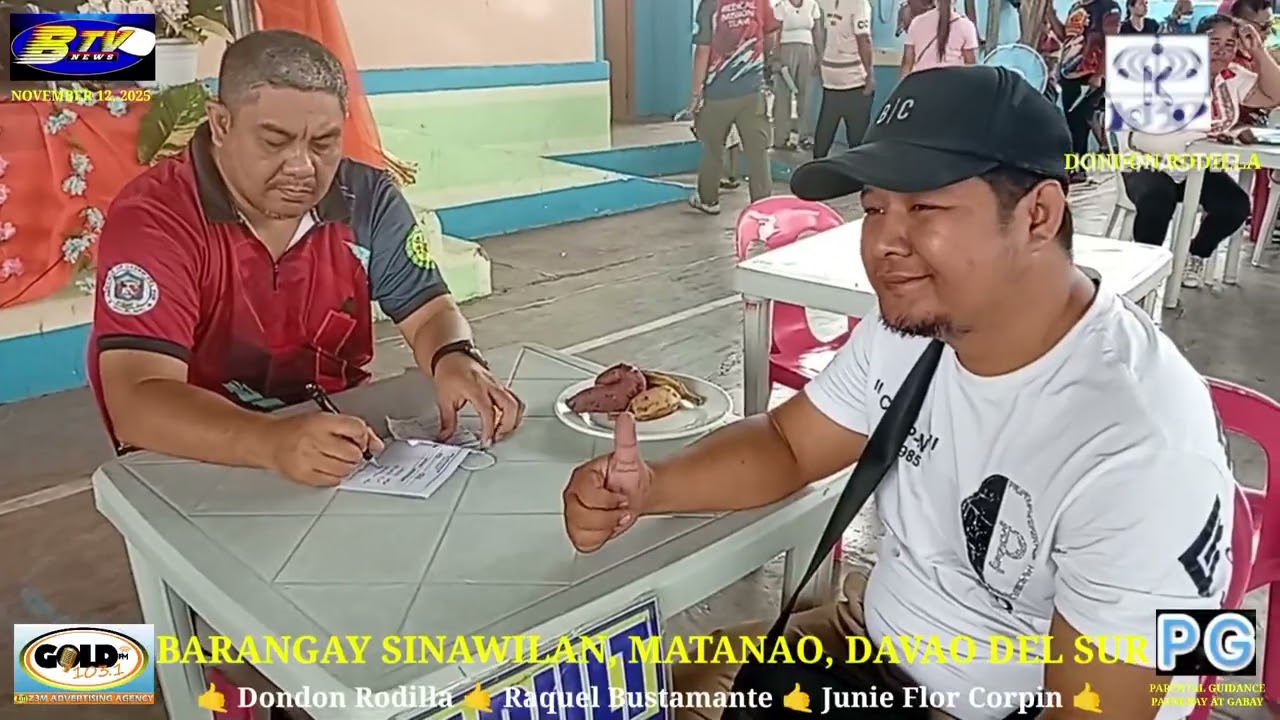 BRGY. SINAWILAN, MATANAO, DAVAO DEL SUR 🤙🤙🤙.