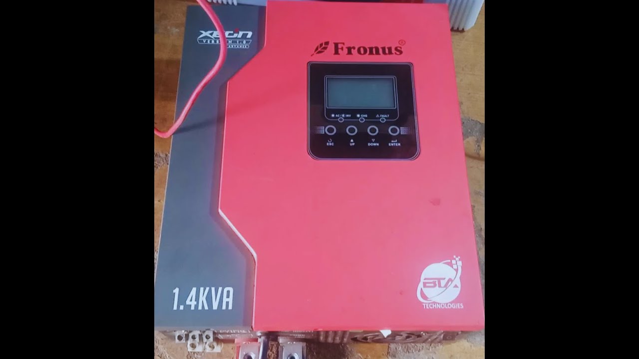 Fronus Inverter 1.4 KVA FAULT 05 how to fix full detail HD video