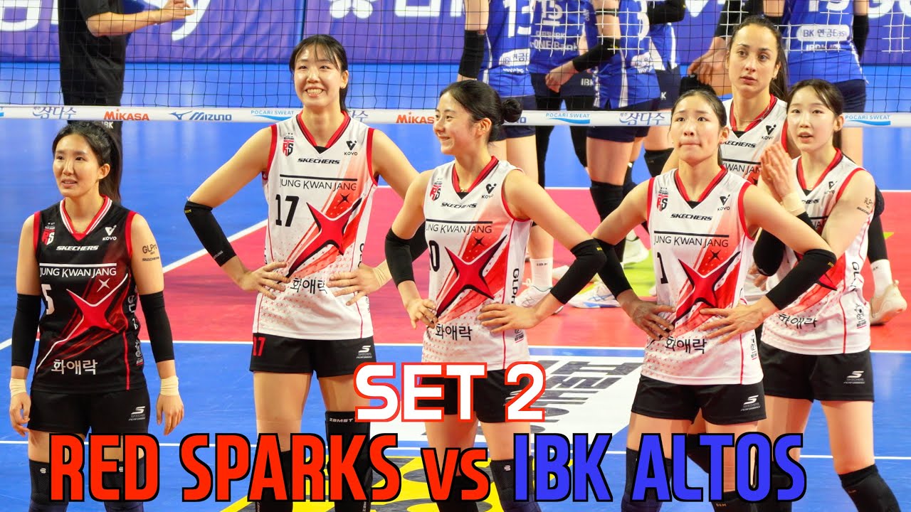 💥 정관장 RED SPARKS vs IBK 기업은행 ALTOS  [ SET 2 ] ( 2026 .1. 9. )