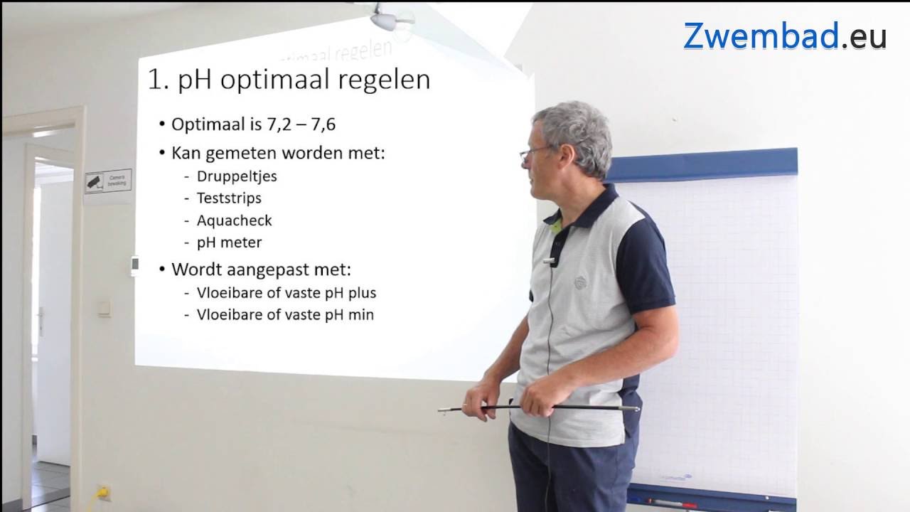 Optimale waterbehandeling van het zwembad
