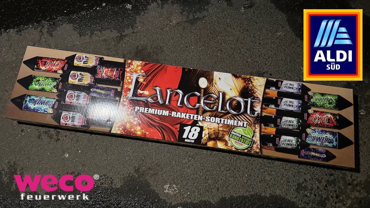 LANCELOT Premium Raketen Set Sortiment | Weco Feuerwerk | Aldi für 19,99€