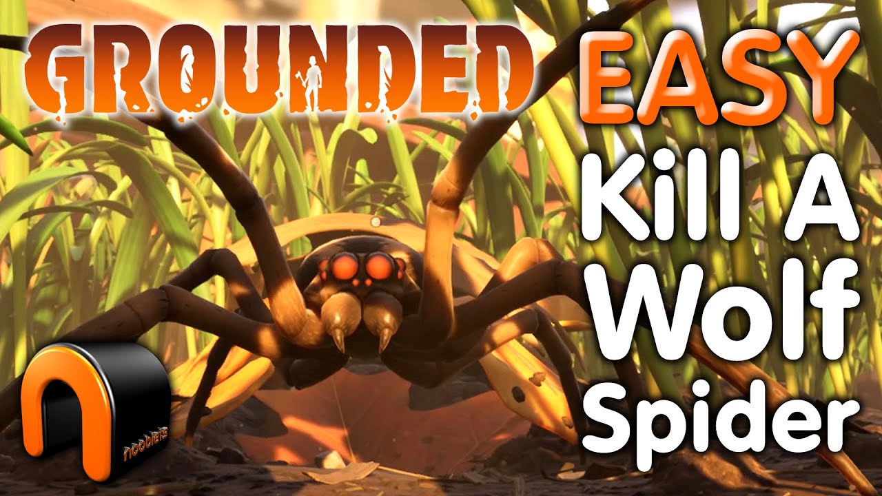 GROUNDED How To KILL WOLF Spiders EASY! #Grounded