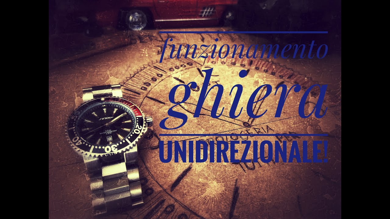 Tutorial: cos'&egrave; e come funziona la ghiera di un orologio sub. Orologio cavia... Sinobi!