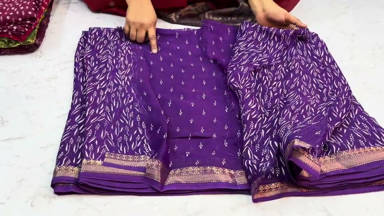 14.02.26 New Pattern Marshmallow Joint Saree Collections (8754625479)