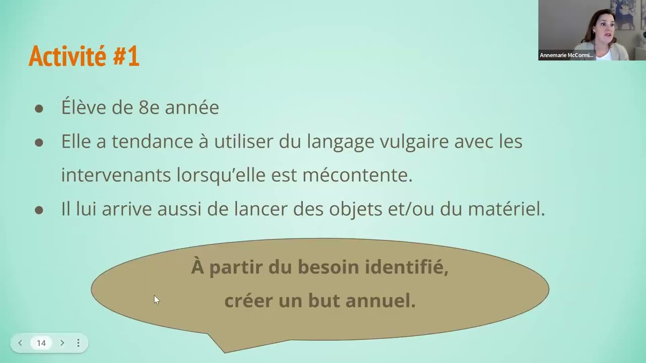 PEI   On y réfléchit partie 2