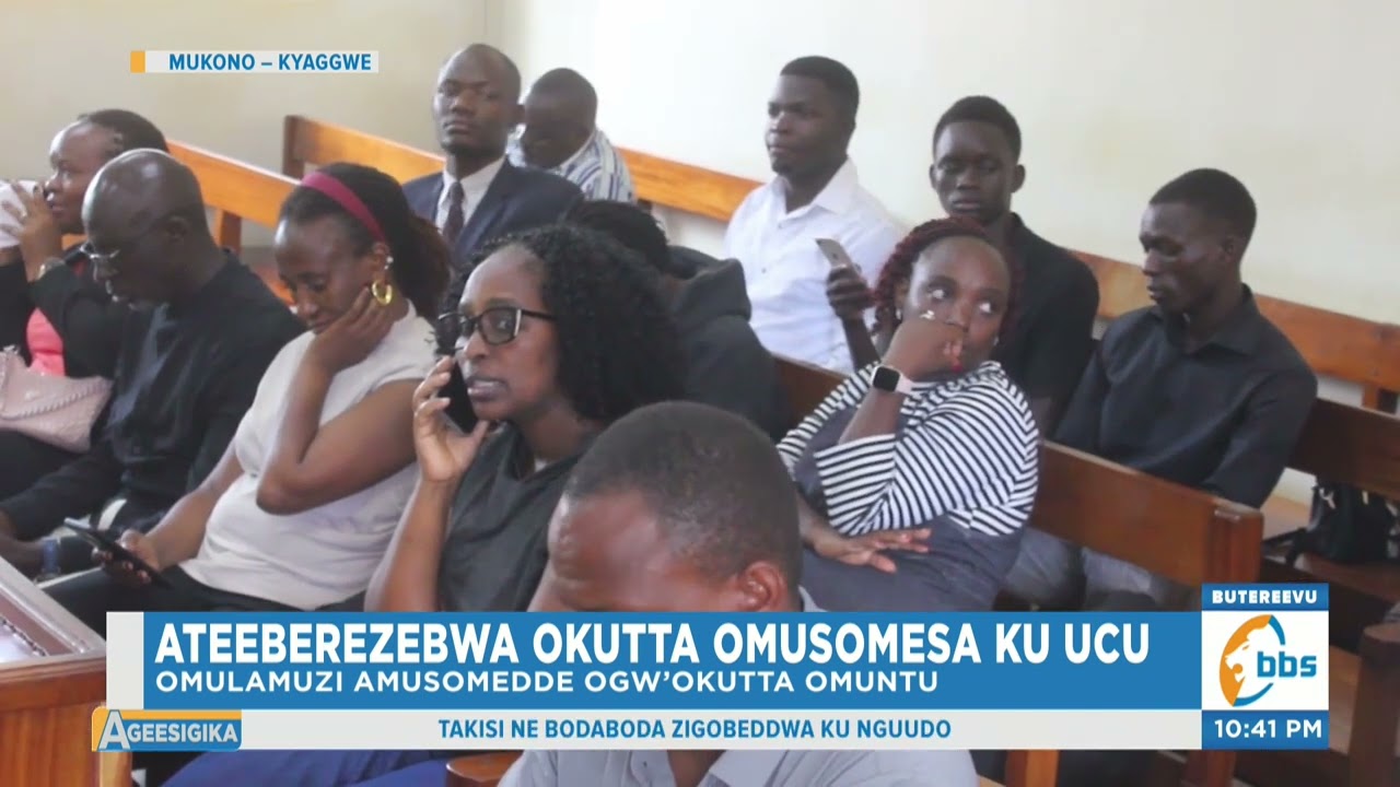 Ateeberezebwa Okutta Omusomesa wa UCU Bamusomedde gwa Butemu