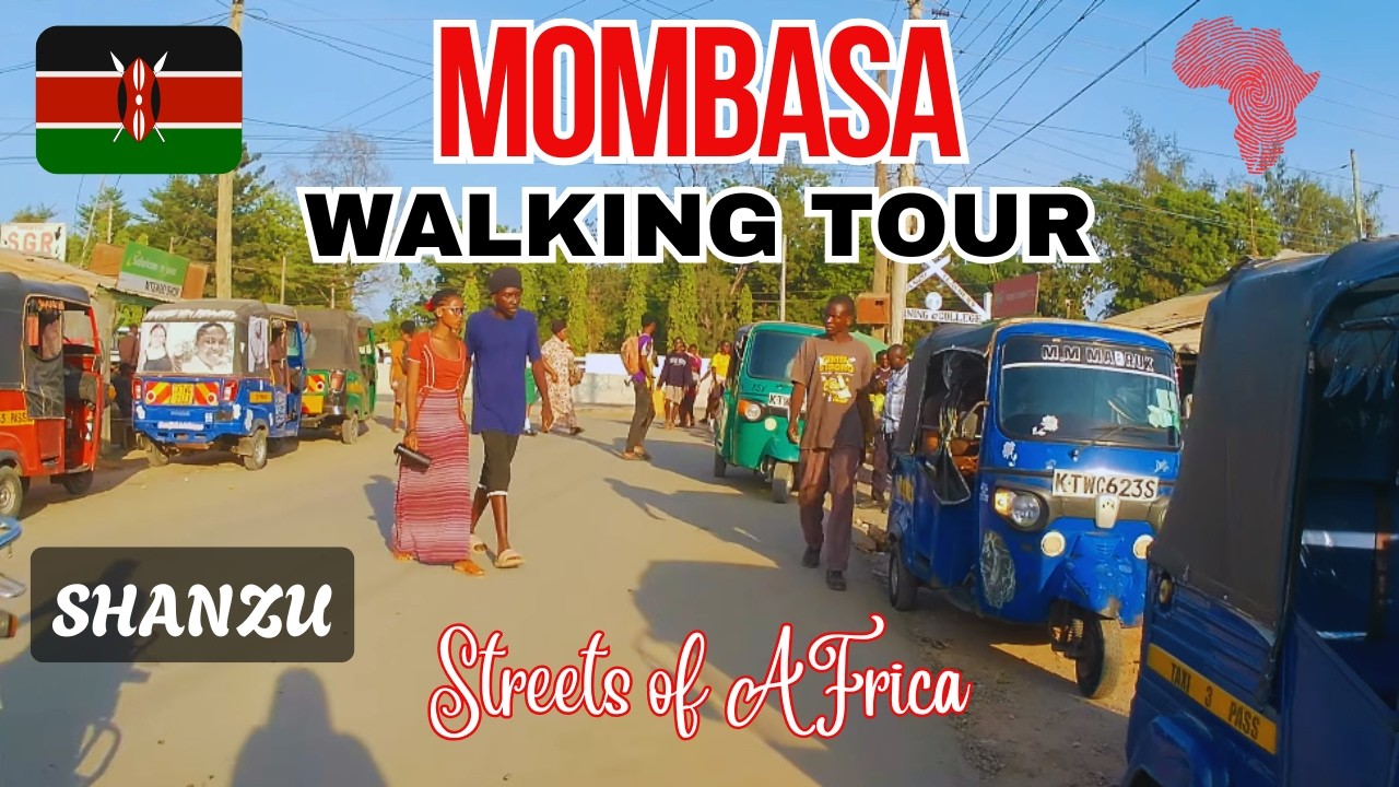 [4K] EAST AFRICA 🇰🇪 | INSIDE MOMBASA - AUTHENTIC Coastal Life