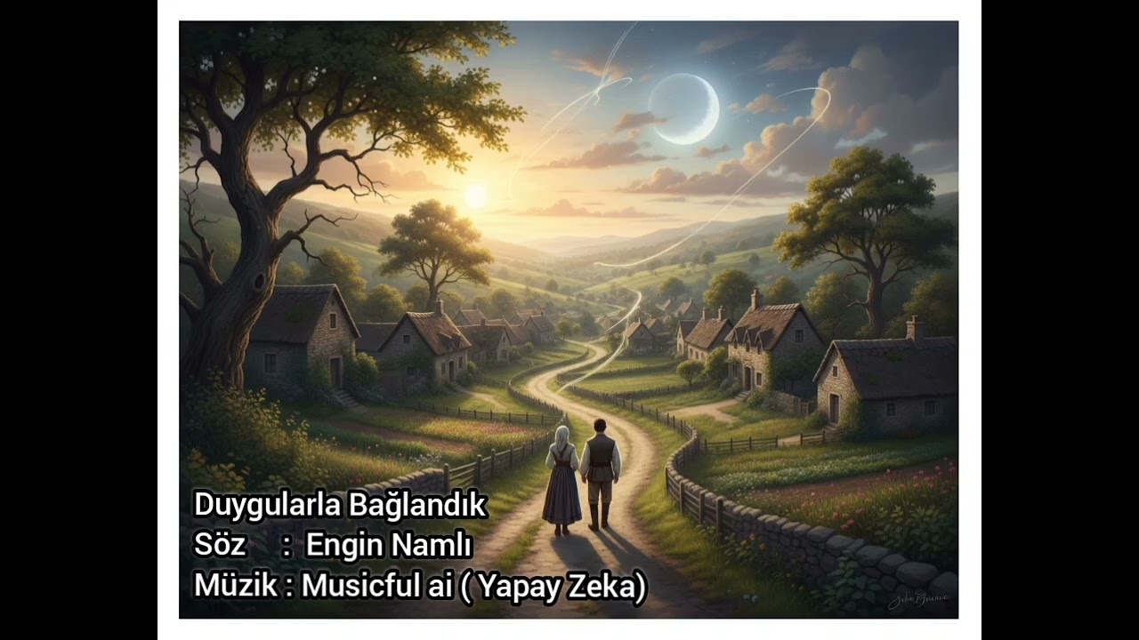 Duygularla Bağlandık - Söz: Engin Namlı -Müzik Musicful ai ( Yapay Zeka) #keşfet #music #müzik #ask 