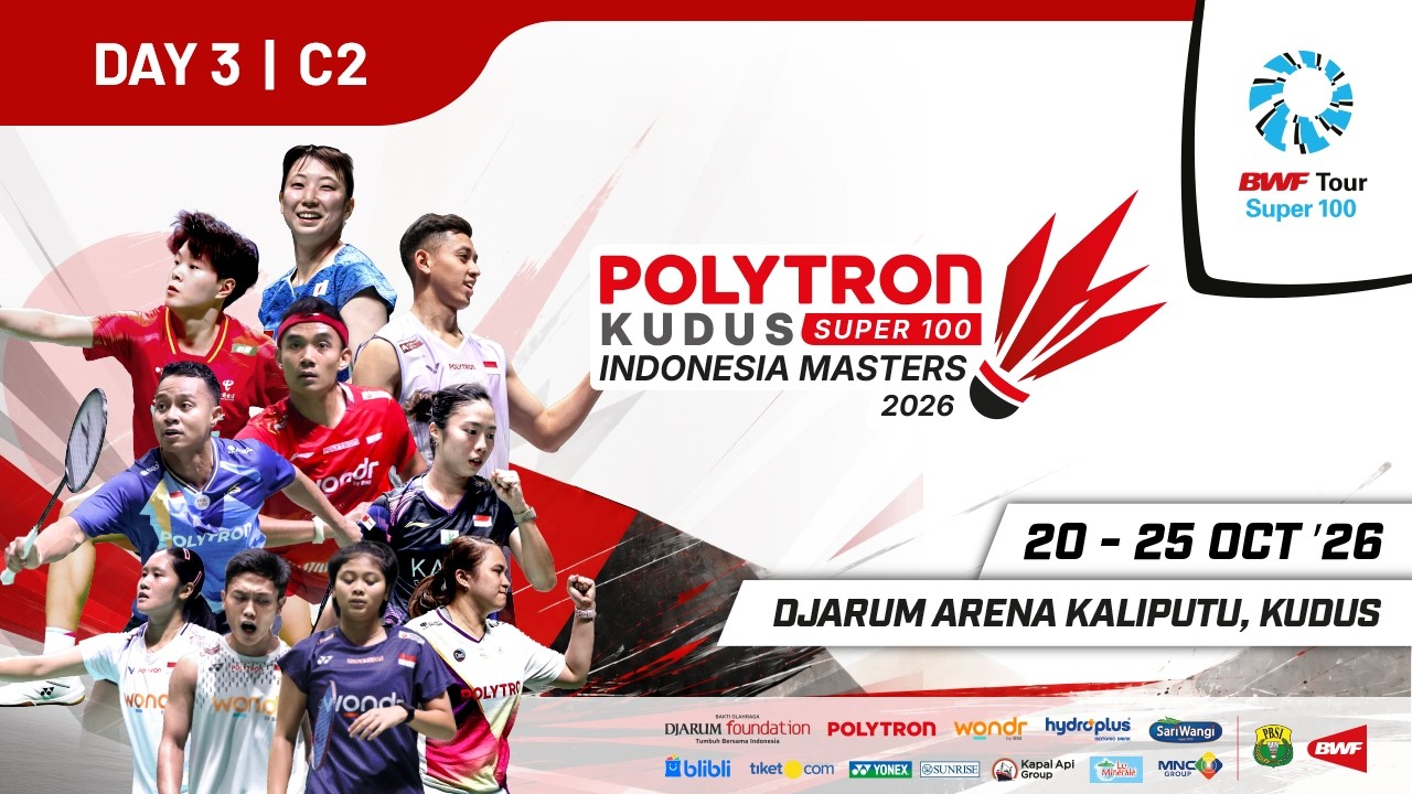 Day 3 | Court 2 - POLYTRON Kudus Super 100 Indonesia Masters 2026