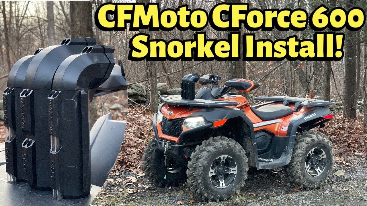 Установка SYA Snorkel на CFMoto CForce 600 2020 года! Мы покажем вам, как это сделать | Глубоко в...