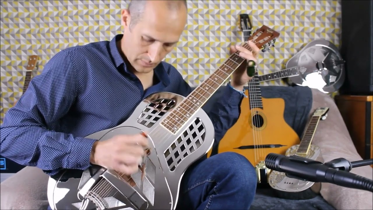 'Banty Rooster Blues' performed by Jérôme Jaquinet on an Icarus Tricone