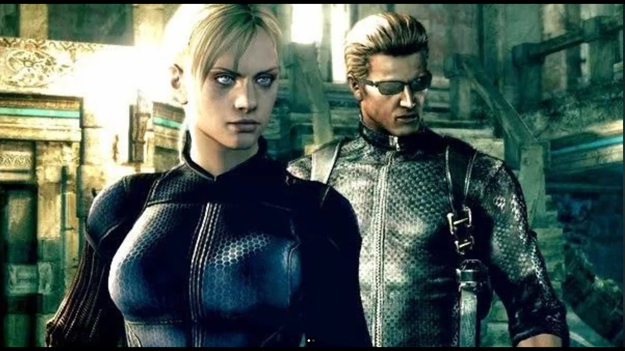 Resident evil 5: Cara a cara Chris y Sheva vs Jill y Wesker #8