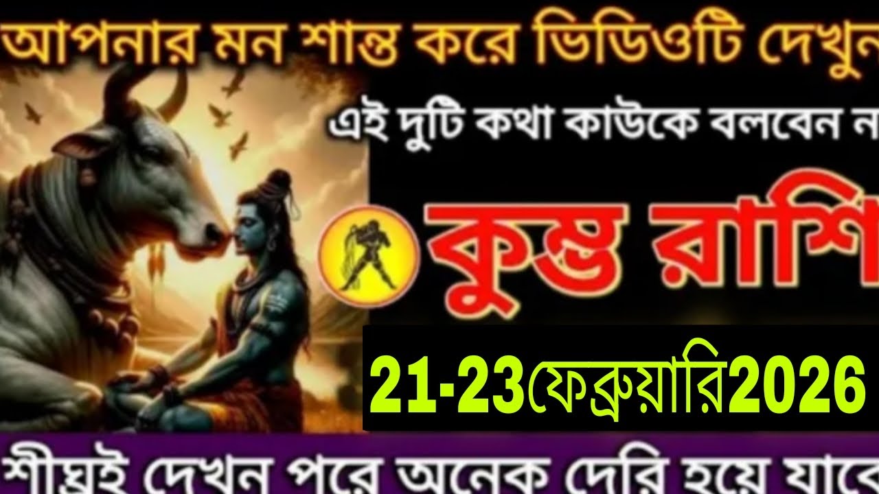 ভগবান শিবের আশীর্বাদ পেতে এই দুইটি কথা কখনও বলবেন না।2026 #kumbh #astrology 