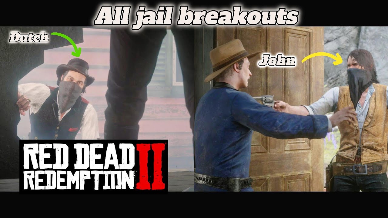 All Jail Breakout cutscenes in Red Dead Redemption 2