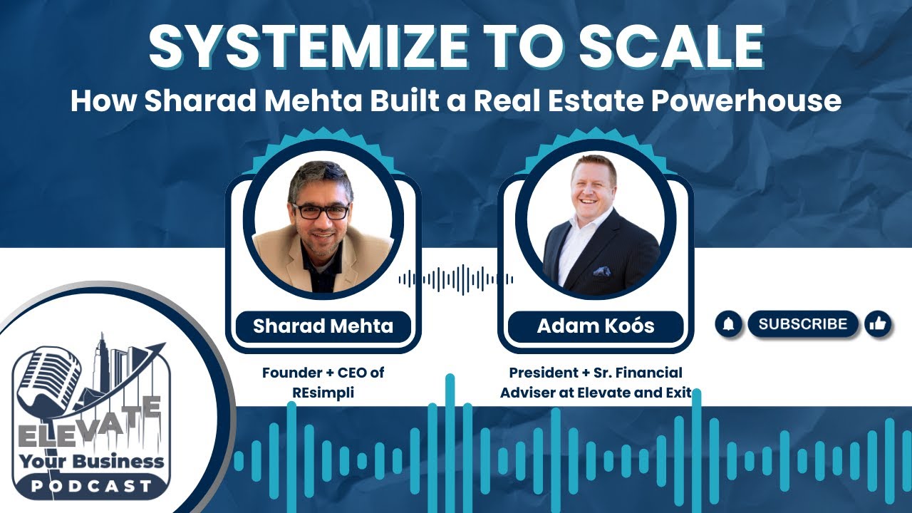 Systemize to Scale: How Sharad Mehta Built a Real Estate Powerhouse