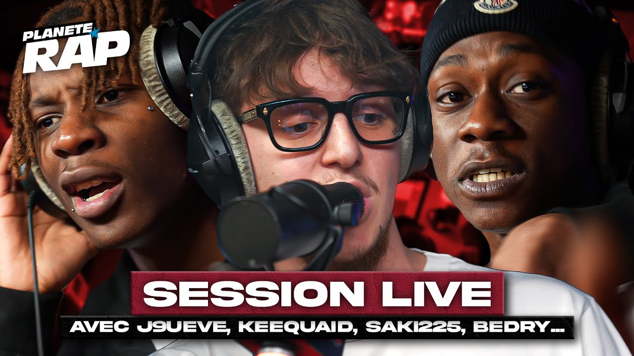 Session Live Avec J9ueve, Keeqaid, Saky225, Roddy Key, Scotty NL, 63Kluf & 63OG ! #PlanèteRap