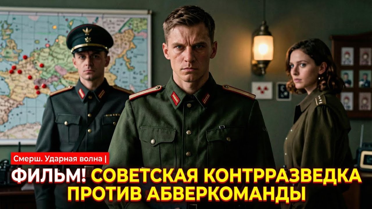 Фильм! Советская контрразведка против Абверкоманды | Смерш. Ударная волна | 1 Серия