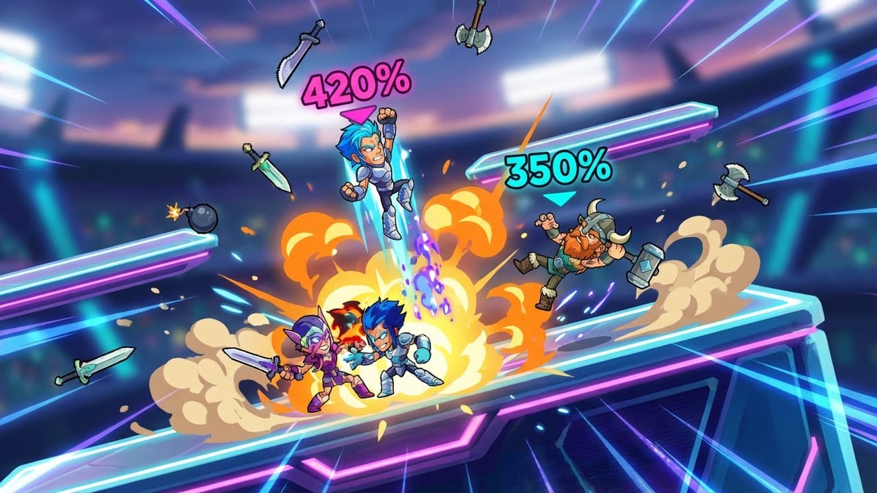 Trying out Brawlhalla chaos for the first time!