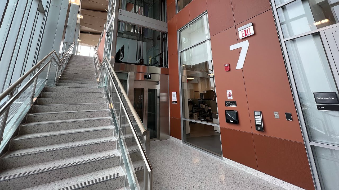 Single Car Compass! CUSTOM OTIS Gen3 Compass360 Elevator - UPMC Mercy, Mellon Pavillon - Pittsburgh