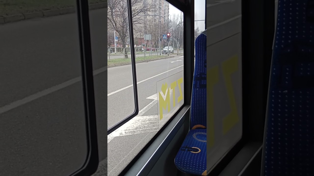 kr&oacute;tki przejazd solarisem  Urbino 18 na lini M101 #solarisurbino #komunikacjamiejska #autobusy