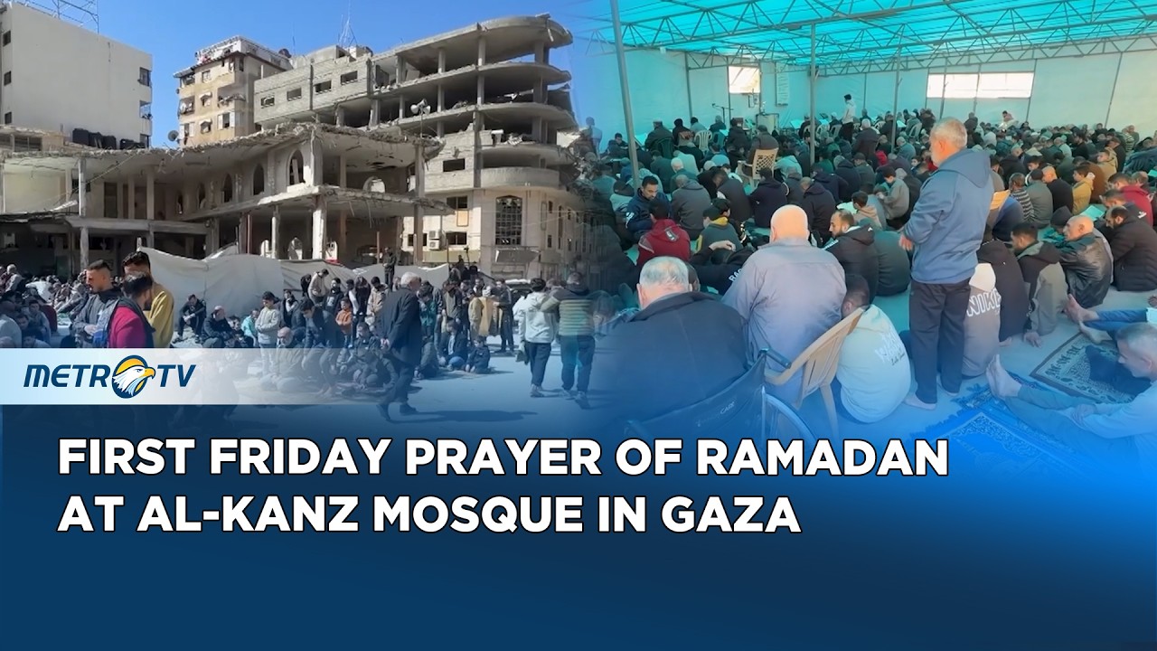 Residents Enthusiastically Perform Friday Prayers At The Gaza Mosque