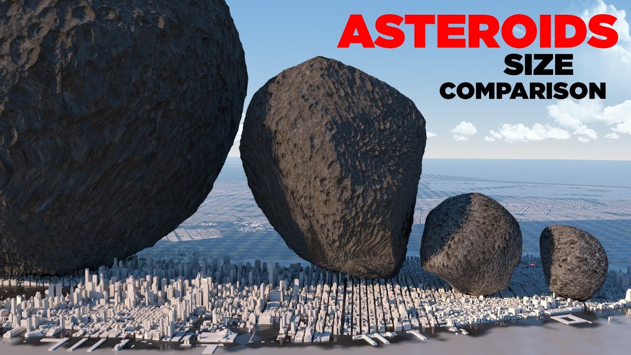 ASTEROIDS Size Comparison 🌑