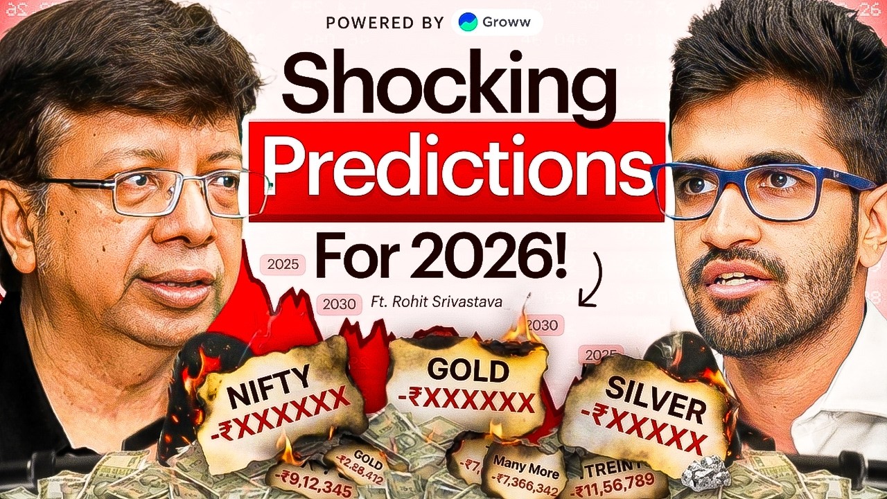 India&rsquo;s Stock Market Expert Reveals Where Nifty, Gold & Silver Are Headed | Kushal Lodha #341