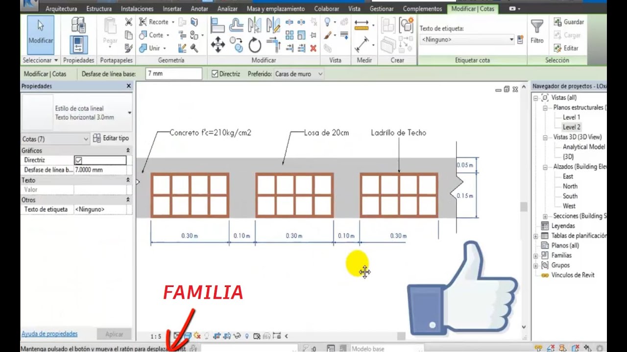 LOSA ALIGERADA EN REVIT