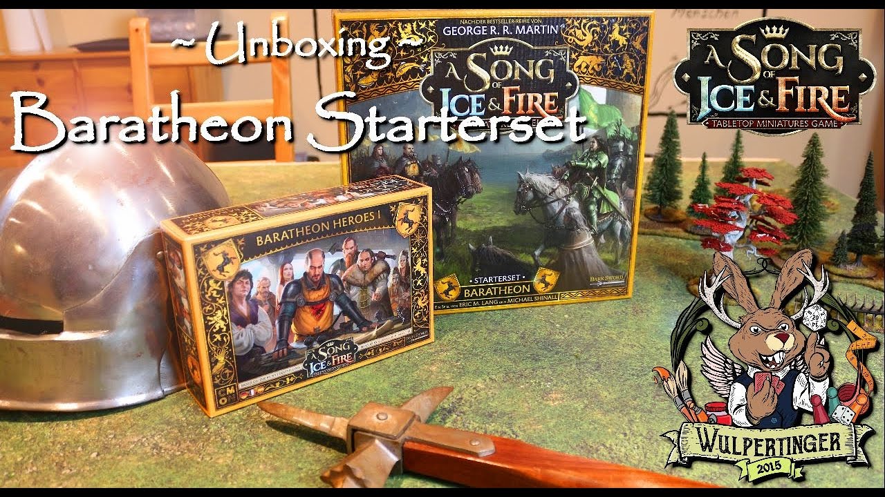 A Song of Ice and Fire | Unboxing Baratheon Starterset (2021-Regeln) | ASOIAF Deutsch