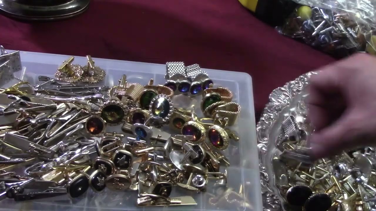 Antique Silver Plate Finds and Organizing Cufflinks September 2025 Pt 1