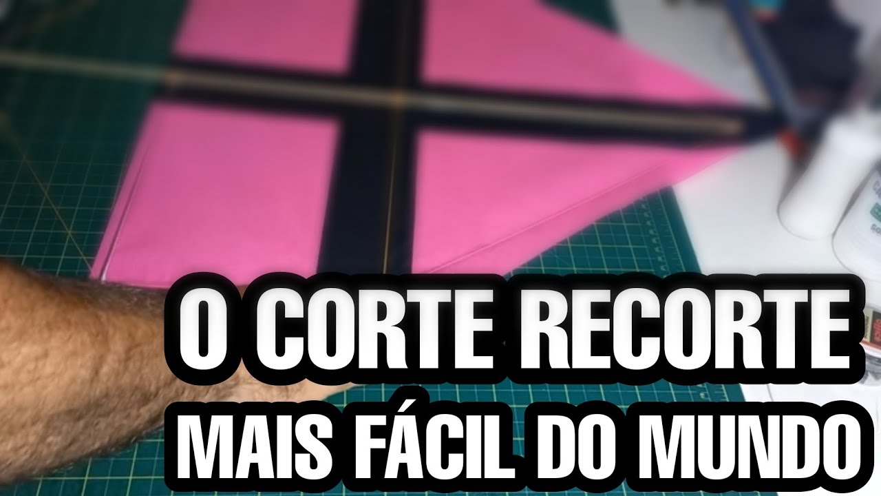 COMO FAZER CORTE E RECORTE CRUZ JEITO MAIS FÁCIL