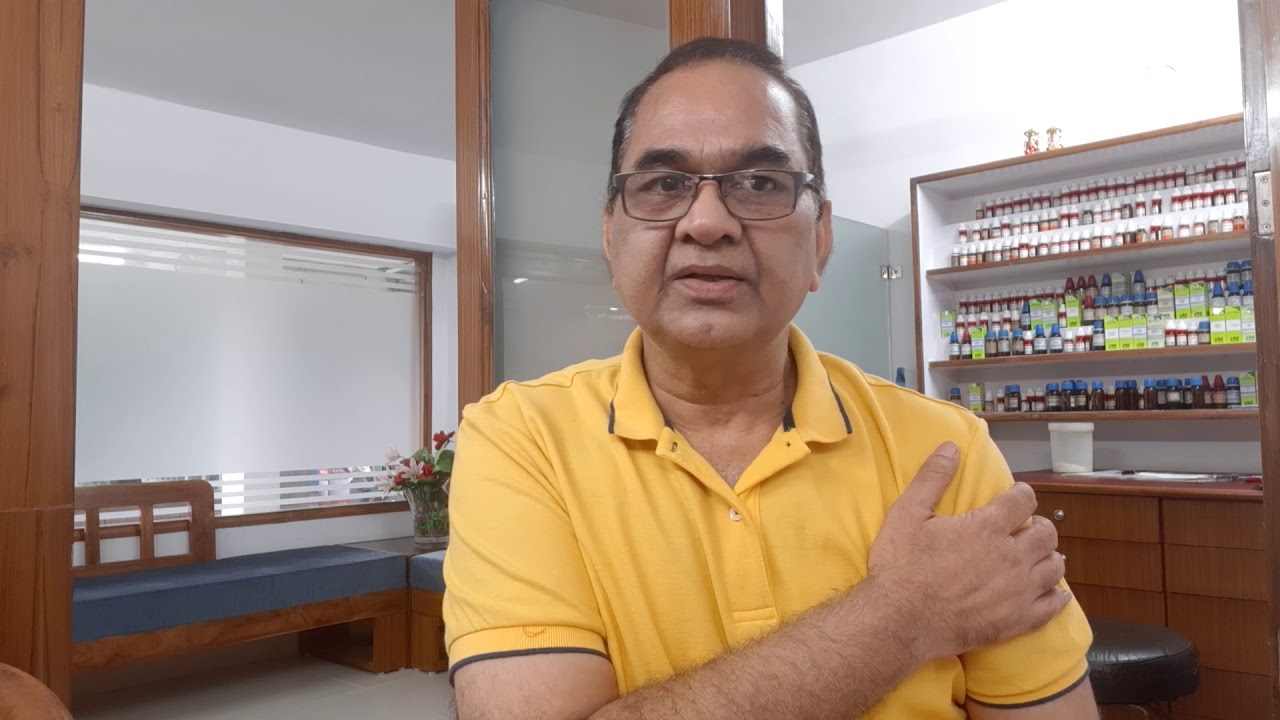 Frozen / stiffness and pain in shoulder : and homeopathy treatment