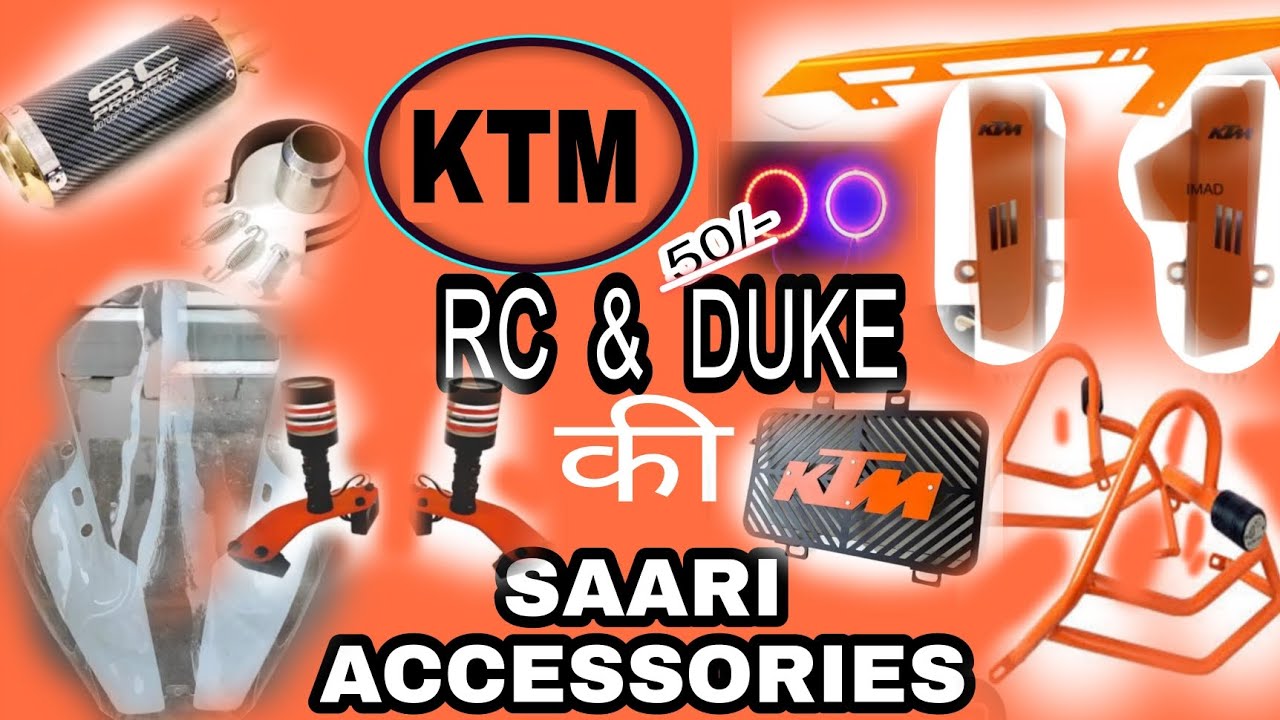KTM ALL MODIFICATION ACCESSORIES //DUKE ACCESSORIES//RC ACCESSORIES//IMPORTED  //CHEAP PRICE //