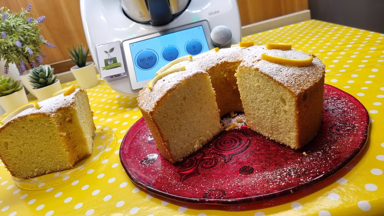 Chiffon cake all'arancia per bimby TM7 TM6 TM5 TM31 TM21