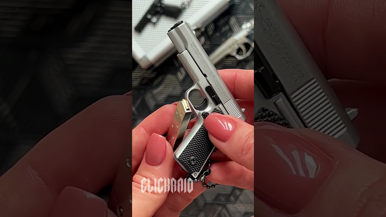 Colt M1911 Keychain - Silver Edition 22 