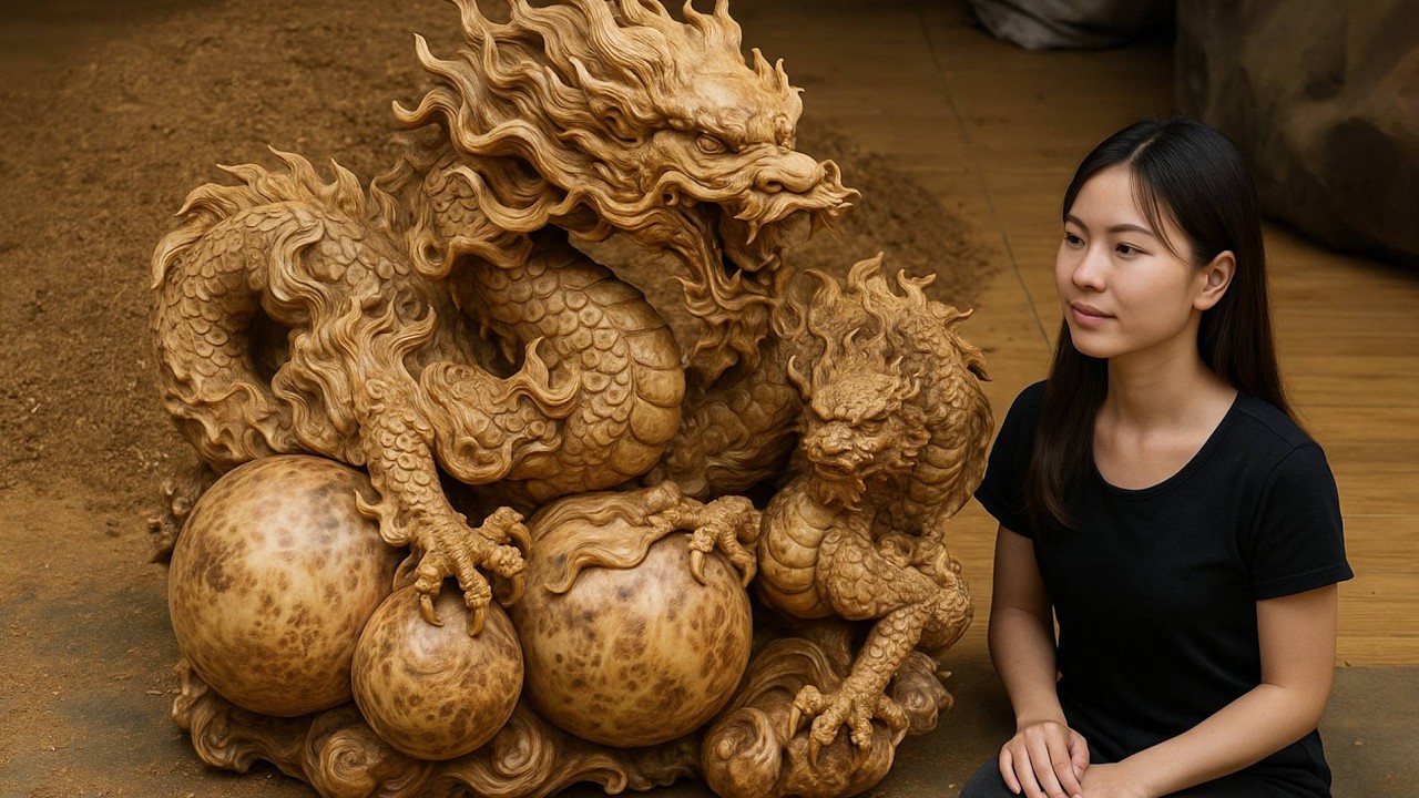 Wood Carving at Its Finest – Vietnamese Woodworking Project Breaks All Limits!