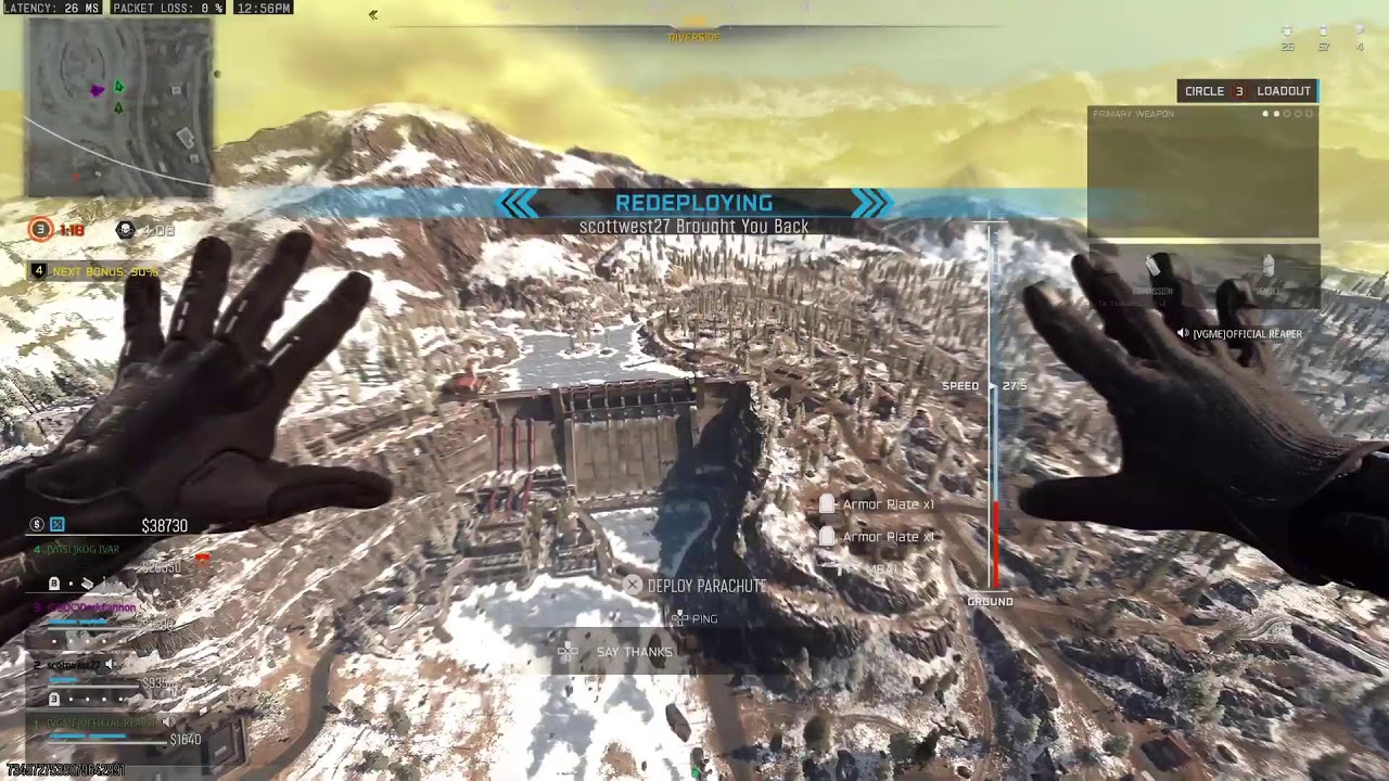Cod war zone with the clan