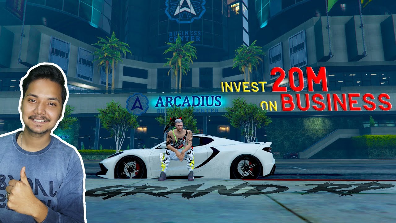 GTA V grand rp | Invest my money on business 🏢 | HINDI