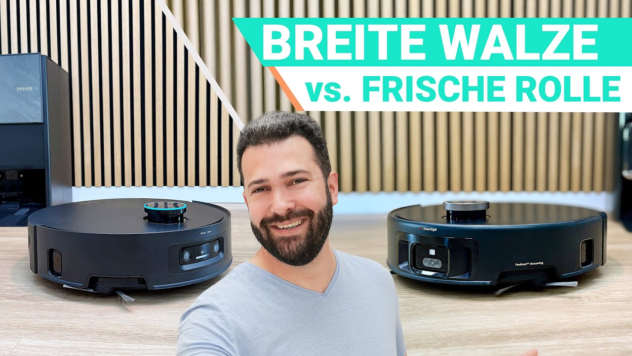 Dreame Aqua10 Track vs. Mova Z60 | Vergleich der Walzen